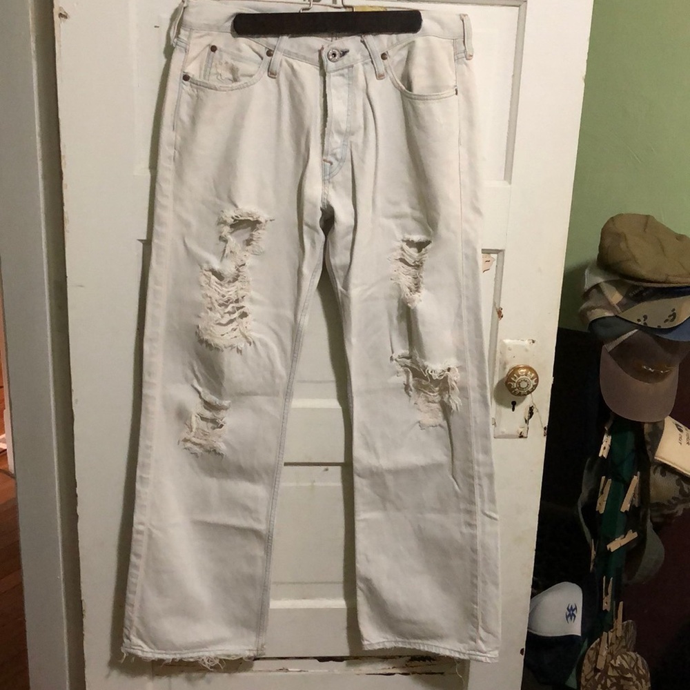 Rare men Hollister distressed surf jeans Low rise